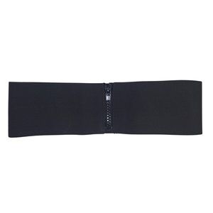 American Apparel Black Wide Elastic Zipper Belt